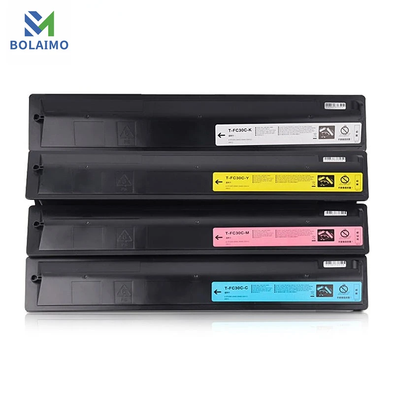1PCS T-FC30 TFC30 Toner Cartridge For Toshiba E-studio 2050C 2051C 2550C 2551C High-Quality Compatible Toner Copier