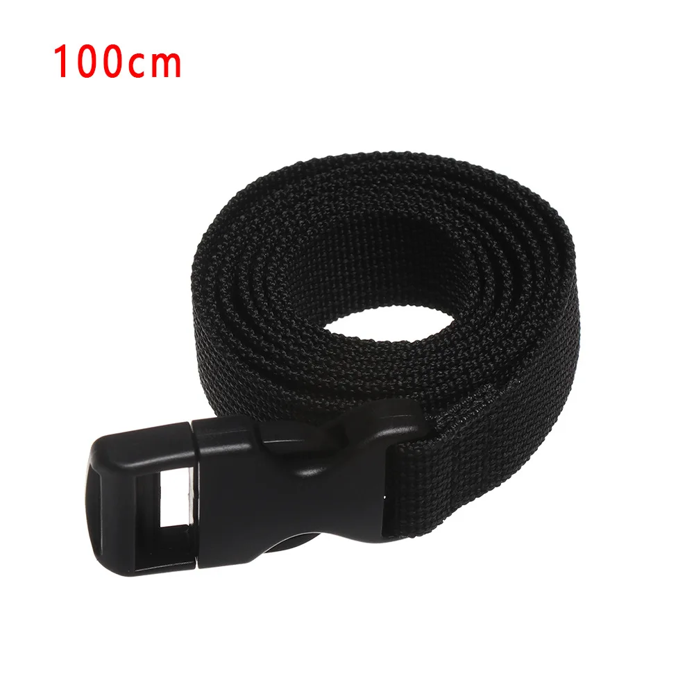 Travel Tied Nylon Cargo Tie Down Luggage Black Durable Lash Belt Strap Cam Buckle Travel Kits Outdoor Camping Tool cargo tie down strap