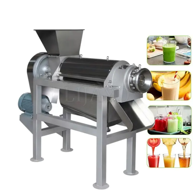

Industrial Apple Orange Juice Pressing Making Equipment Electric Screw Fruit Vegetables Press Juicer Extractor Machine