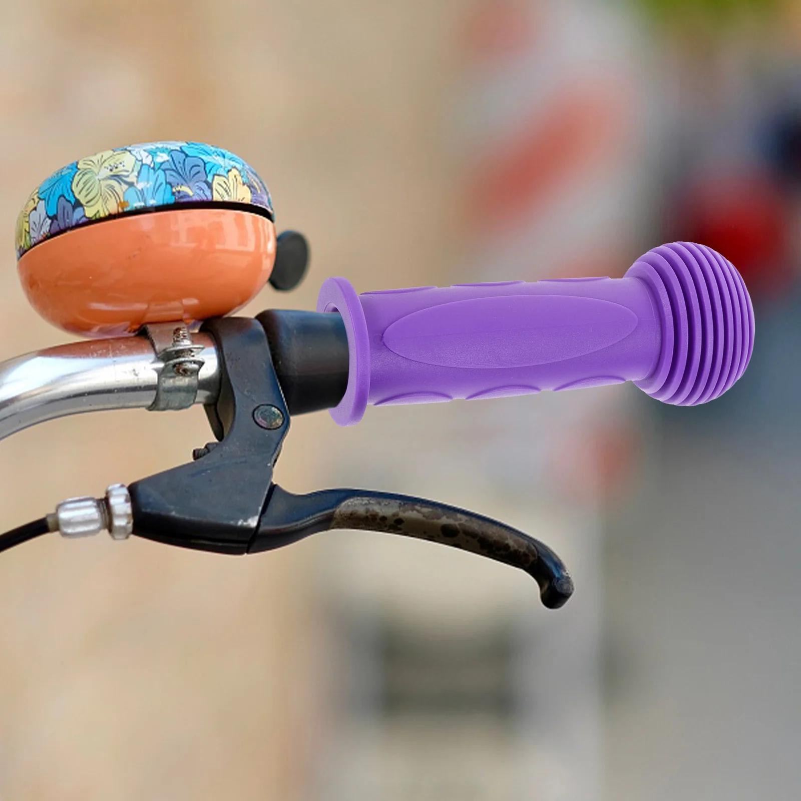 

2 Pcs Children's Bicycle Rubber Handle Covers Bikes Grips Handlebar for Handlebars Carbon Road