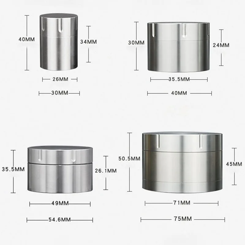 Durable Titanium Alloy Waterproof Medicine Storage Canister