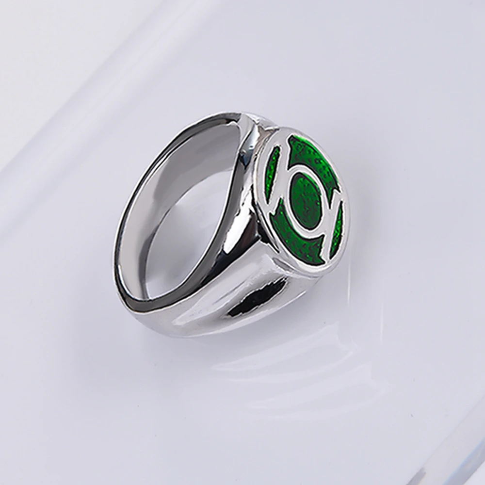 Catuni Movie Green Fashion Lantern Ring Jewelry Gifts Accessories for Man Fans Party 3