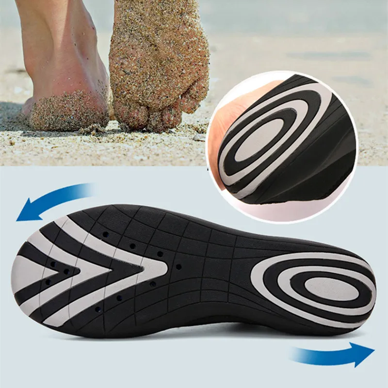 Breathable Nonslip Barefoot Beach Water Sports Shoes Men Women Comfortable Upstream Trekking Wading Shoes Quick Dry Aqua