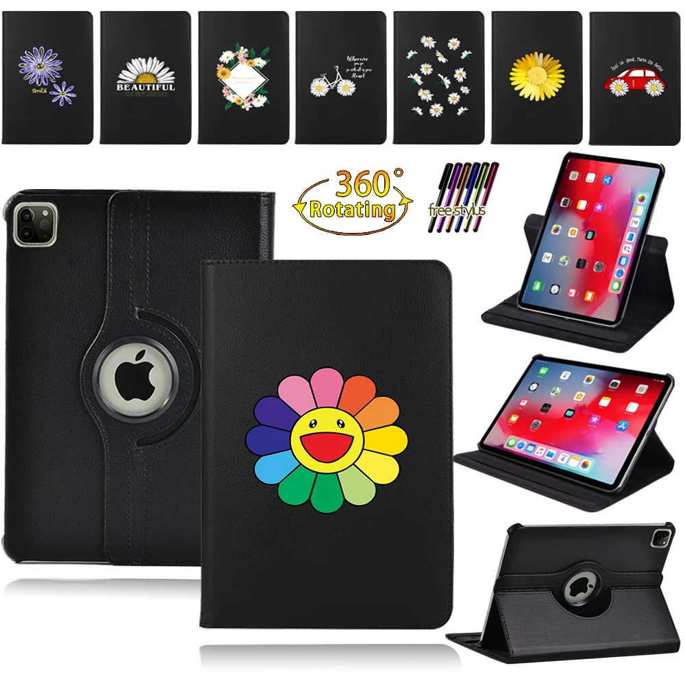 Per Apple Ipad Air 1/2 9.7 "/Air 3 10.5" 2019/Air 410.9 "/Air 5 2022 360 Gradi Auto Wake Up Cover Custodia In Pelle Pu Custodia Per Tablet