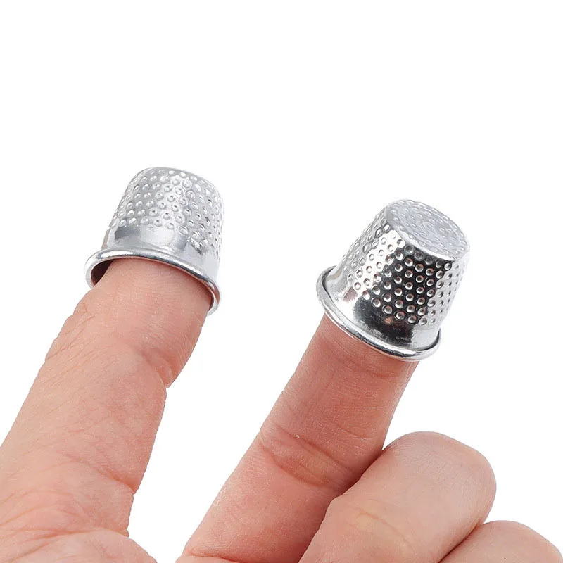 

10Pcs Mini Sewing Thimble Metal Finger Protector Sewing Needle Thimble DIY Hand Cross Stitching Embroidery Craft Needlework Tool