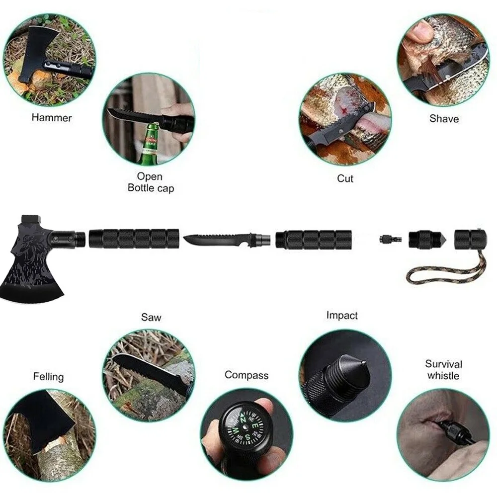 Axe Camping Outdoor Survival, Survival Tools Tactical