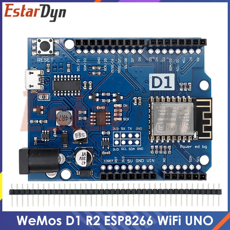 WeMos D1 R2 WiFi uno basado en ESP8266 para arduino nodemcu Compatible