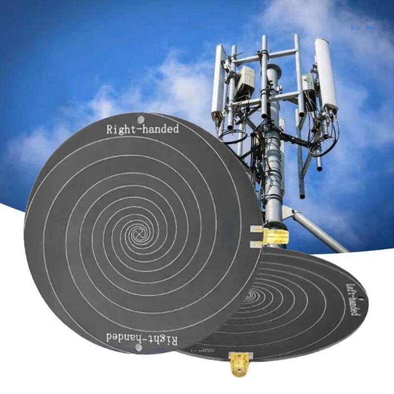 Antenne hélicoïdale ultra-large bande 510MHz-10GHz SMA polarisation circulaire droite FPV
