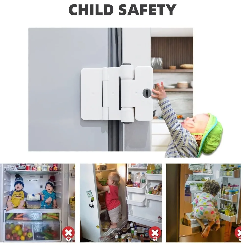 ABS Child Safety Lock for Cabinet Doors and Drawers