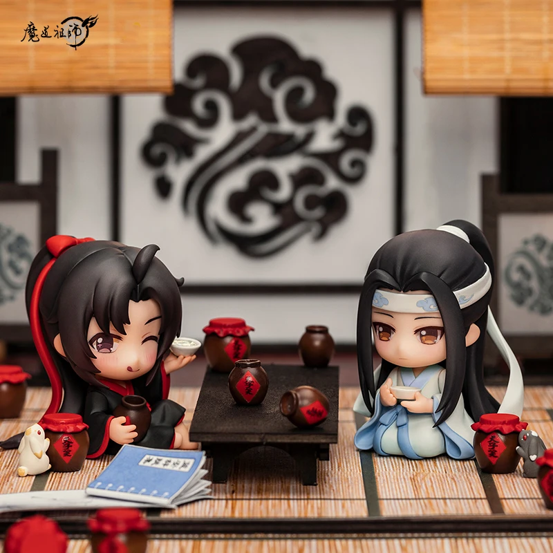 

Mo Dao Zu Shi The Untamed Wei Wuxian Lan Wangji Cosplay Figure Model Doll Desktop Ornaments Decoration Fan Collection Xmas Gift