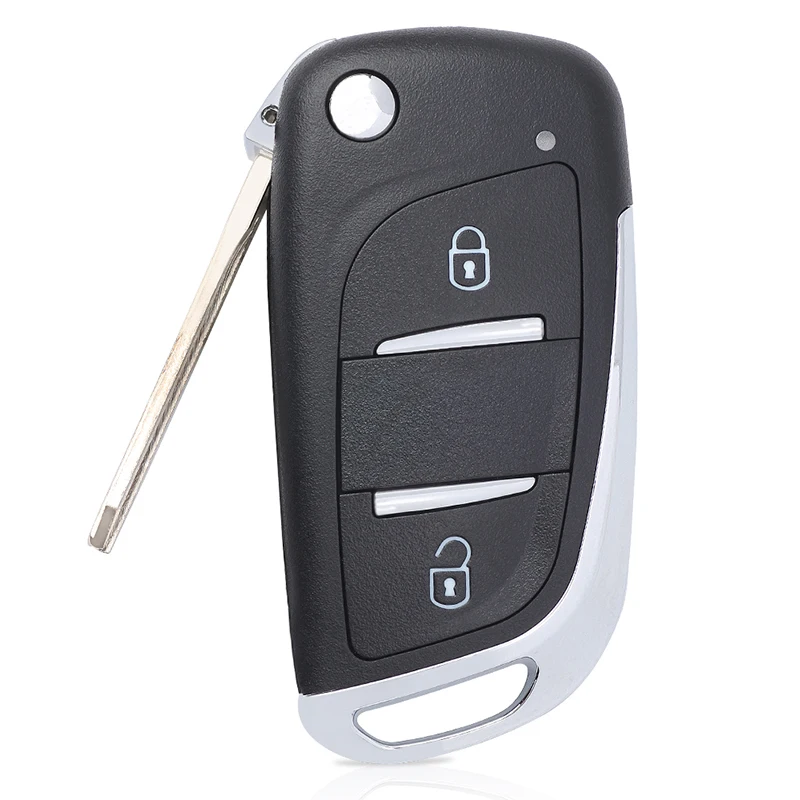 Enhanced Flip Remote Key Fob with 433MHz Frequency and Advanced ID Chip Technology