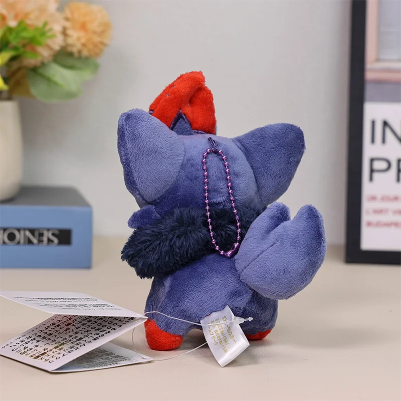13 cm Neue Pokemon Plüsch-schlüsselanhänger Zorua Charme Hisui Hisuian Stofftier Anhänger Weiche Puppe Geschenk – Detail 5