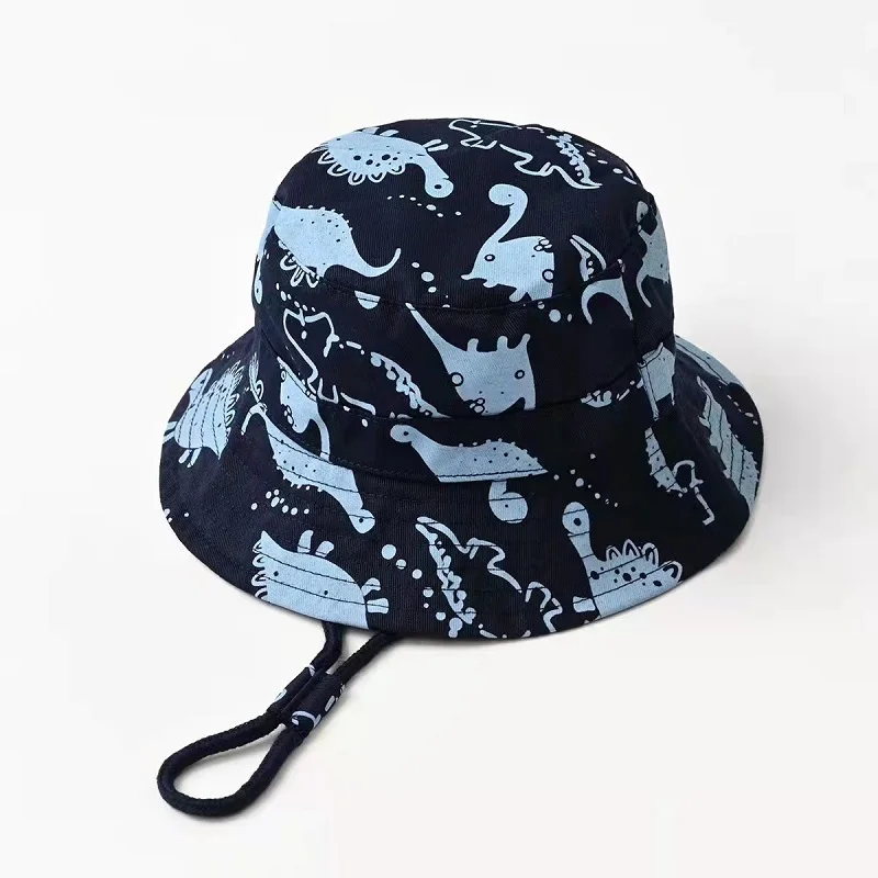 Summer Children Cotton Cartoon Bucket Cap For Boys Printing Floral Baby Girls Sun Hat Flower Kids Bonnet new born baby accessories	 Baby Accessories