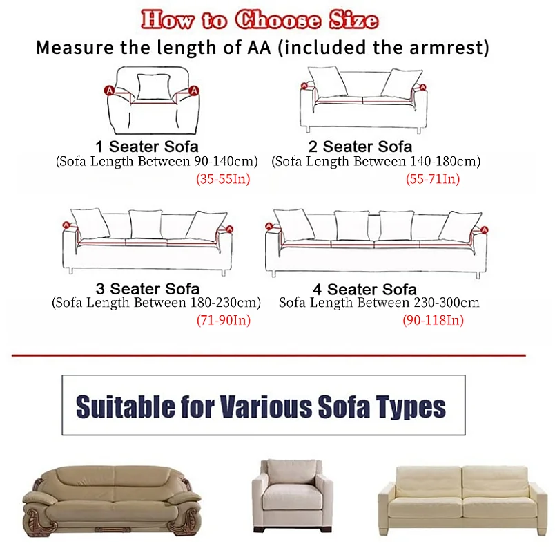 LANMOLIFE 1PC Super Stretch Sofa Cover Living Room Sofa With Skirt Trim Removable Cleaning Furniture Covers For Hotel Offices 2