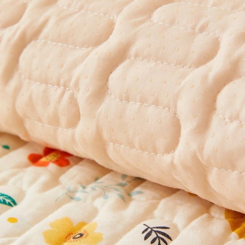 Korean Style Floral Sofa Cushion Sofa Cover Slip Resistant Slipcover Seat Sofa Towel Dust Cover Towel Couches for Living Room 3