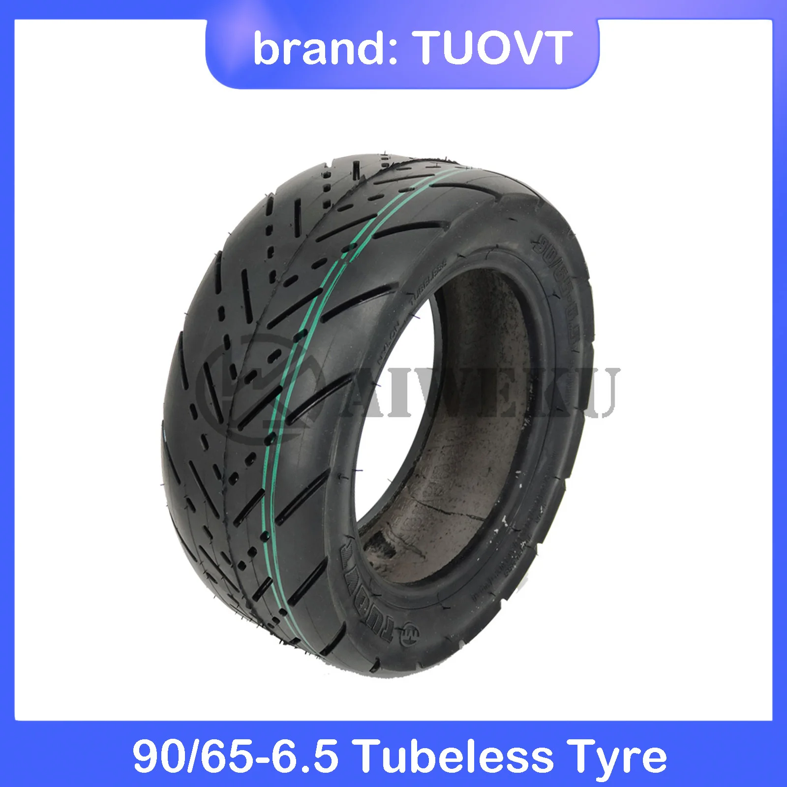 11 Inch 90/65-6.5 Vacuum Tire Refitted for Dualtron Thunder Electric Scooter Ultra Wear-resisting Tubeless Road Tyre