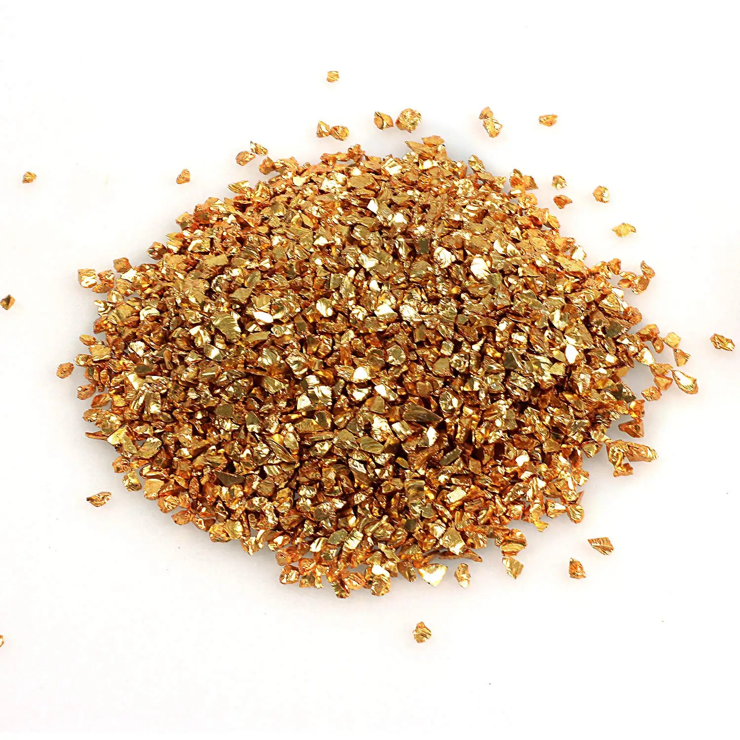 Crushed Glass for Resin Art Supplies High Luster Fire Glass Gravel