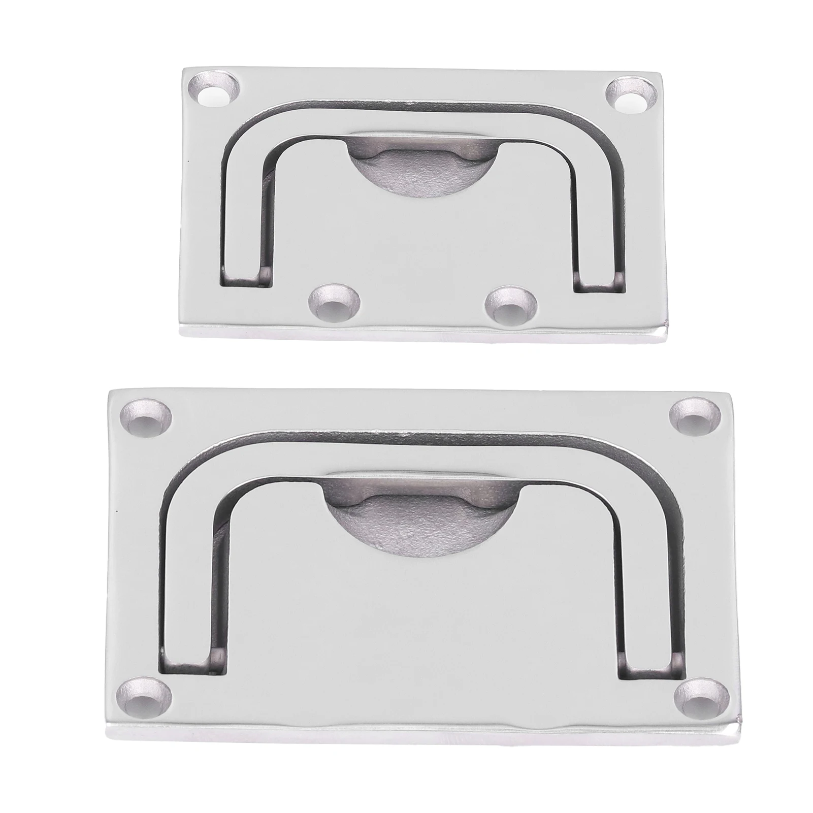 Boat Flush Lifting Handle Boat Hatch Pull Flush Deck Cover Handle Marine 316 Stainless Steel Mirror Hatch Pull