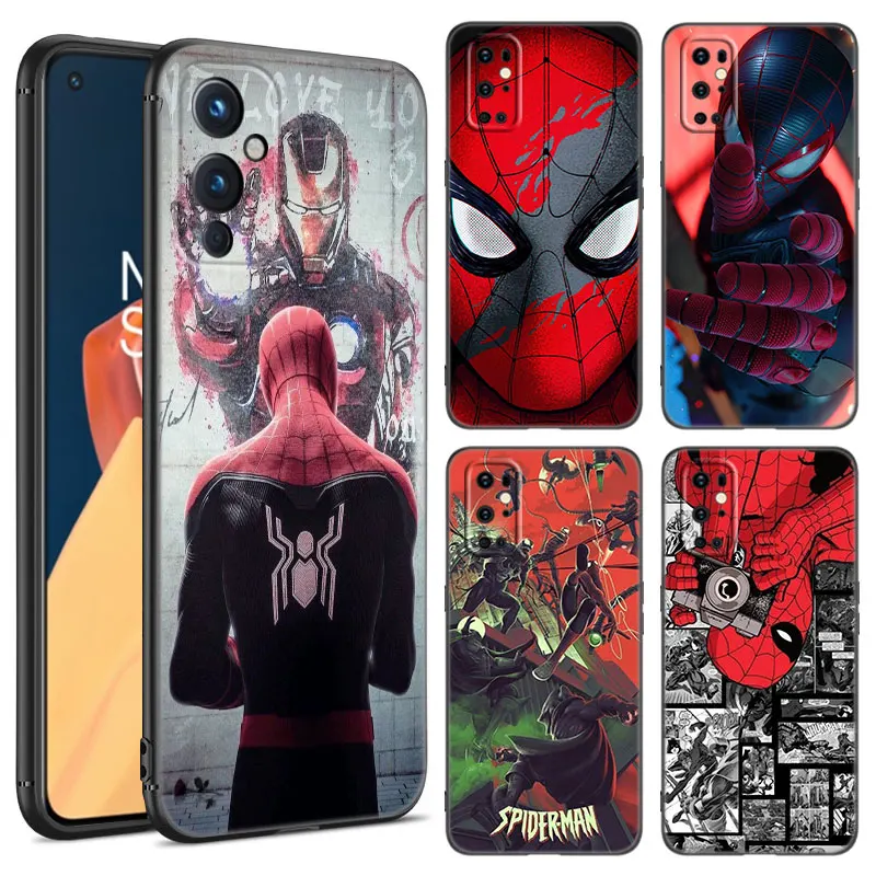 The Amazing Spider-Man Black Silicone чехол для телефона для OnePlus 9R 10R 11R 12R ACE 2 Pro 2V 3V Nord CE 2 3 Lite 4 N10 N20 N30 SE 5G