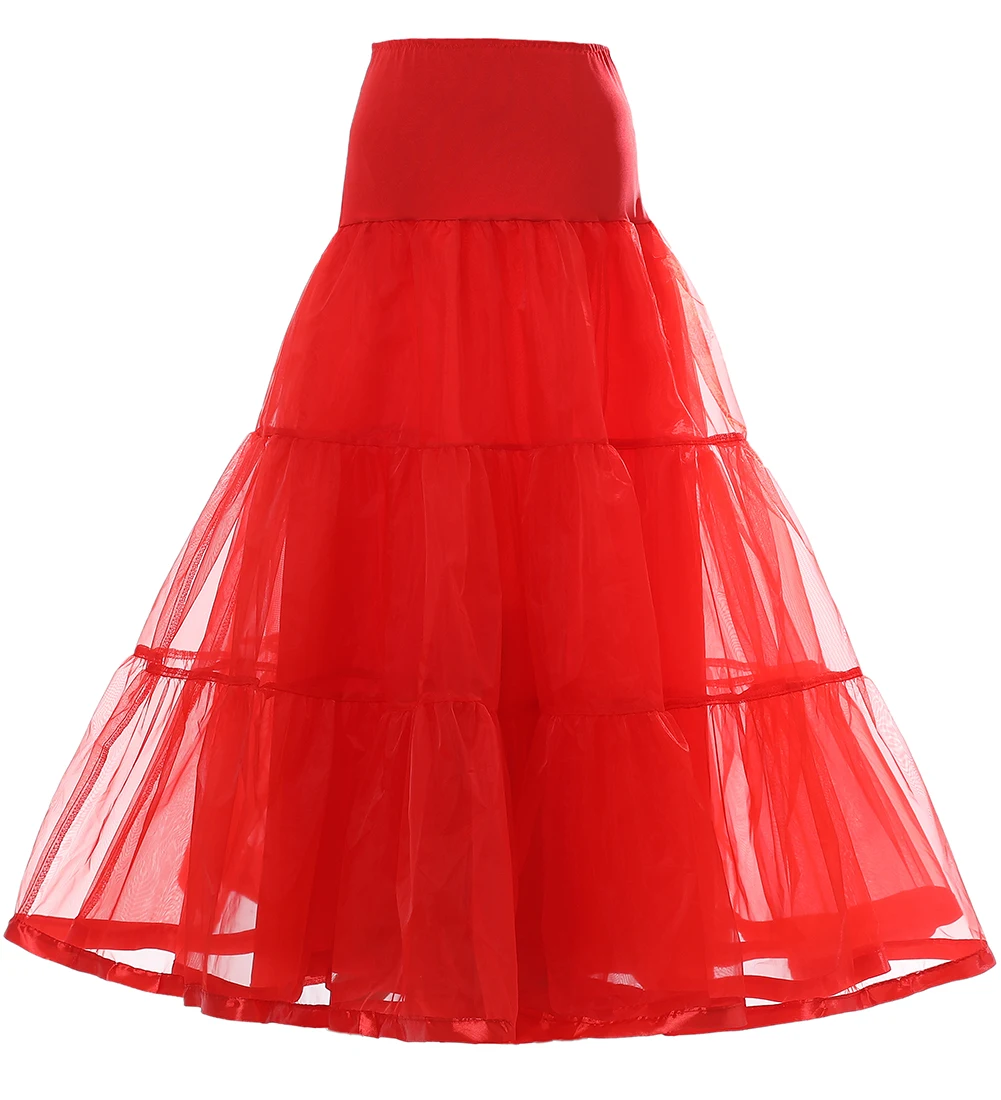 95CM Long Petticoat Ruffled Crinoline Vintage Wedding Bridal Underskirt Dresses Rockabilly Tutu flower girl underskirt wedding underskirt vintage underskirt lolita petticoat wedding petticoat petticoat underskirt petticoat skirt tulle tutu skirt