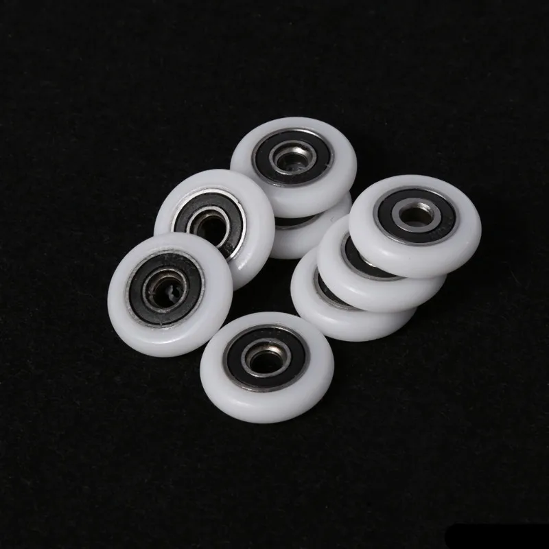 Shower door rollers sliding door roller shower room rollers roller bearing 8 Pcs Bath cabinet roller wheel shower room accessories bearing roller wheel 23/25/27mm