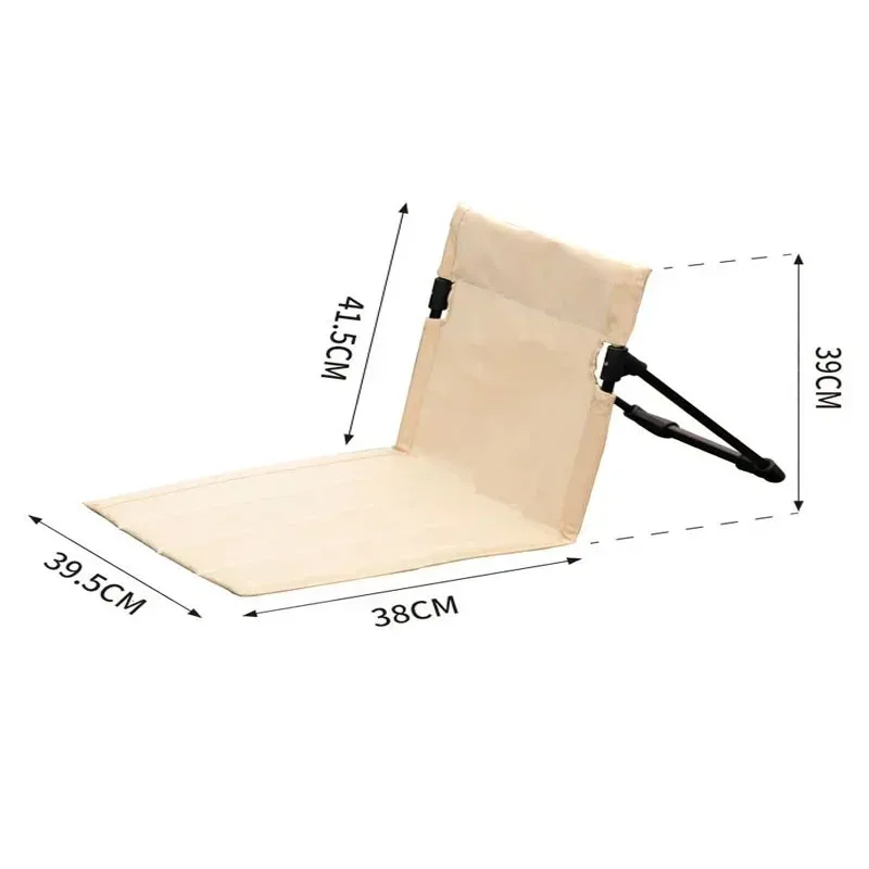 Chaise pliante ultra-légère alliage aluminium pour pêche nomade - Confortable transportable camping plage