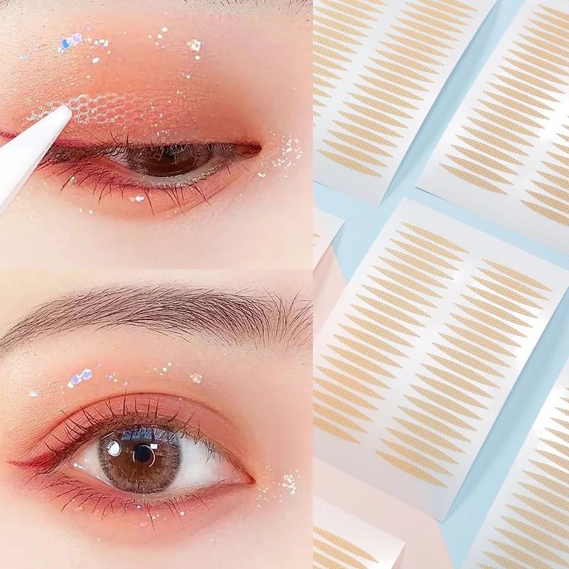 Double Fold Eyelid Tape 120pcs/bag Invisible Eyelid Sticker Lace Eye Lift Strips Adhesive Stickers Eye Tape Tools Lash Makeup