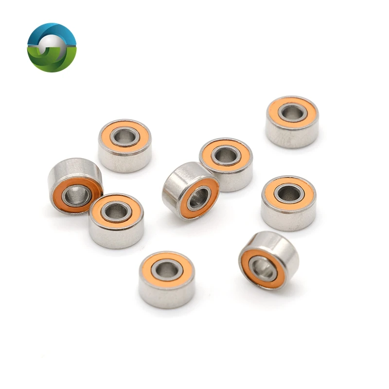2Pcs S693RS CB 3x8x4mm ABEC-7 스테인레스 스틸 하이브리드 세라믹 베어링 그리스가 없는 낚시 릴 베어링 빠른 회전