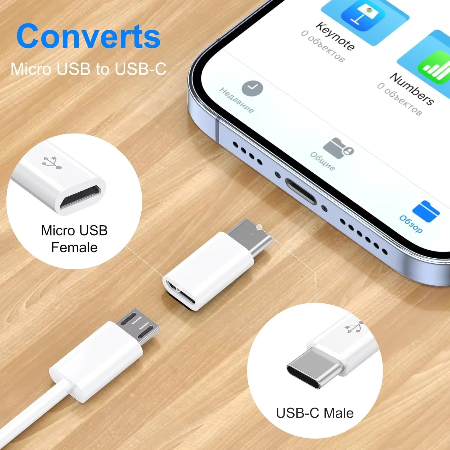 Versatile 8-Piece USB-C Adapter Bundle for Fast Charging and Data Transfer