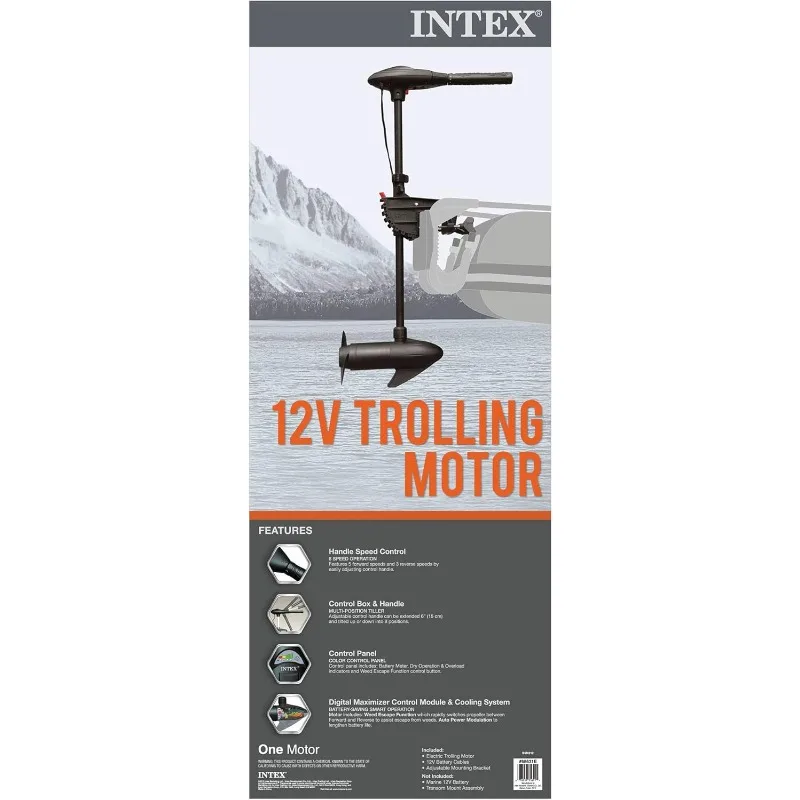 INTEX 68631E Transom Trolling Motor - image 4