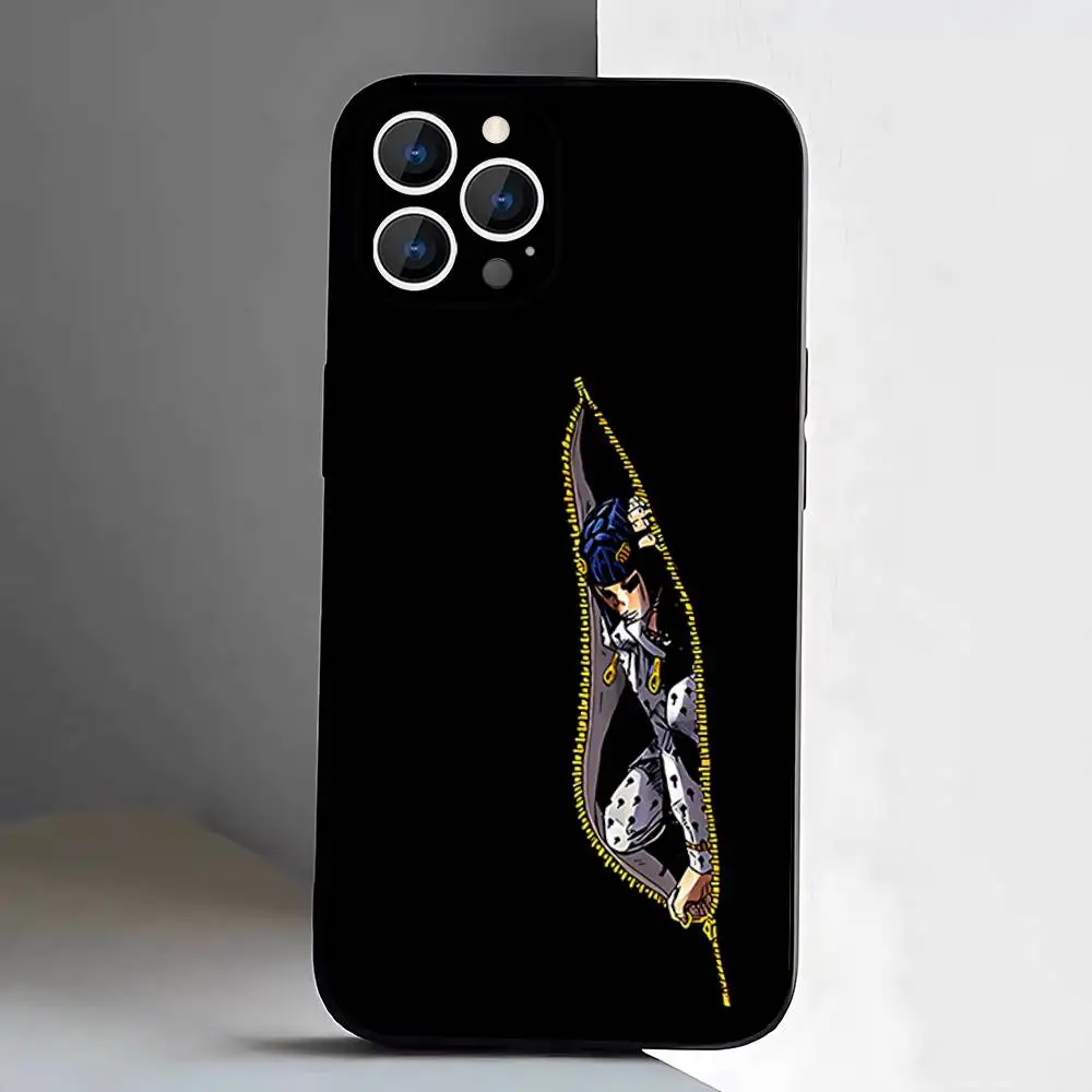 Bucciarati JoJo's Bizarre Adventure Black Soft Phone Case