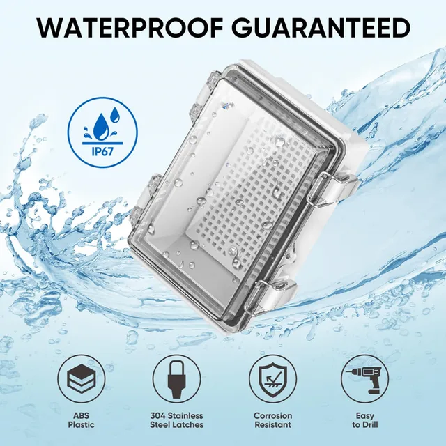 범용 IP67 방수 전기 분배 상자: 안전하고 내구성 있는 DIY 전자 보호 솔루션