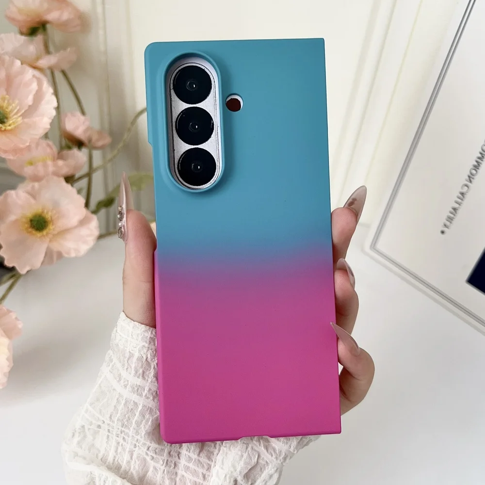 Ultra-Thin Gradient Shockproof Protective Case - Hard PC Cover for Samsung Galaxy Z Fold Series