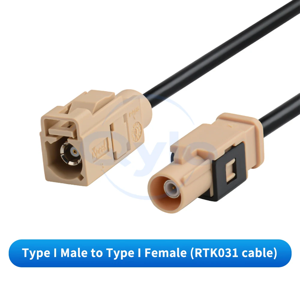 FAKRA-JK Gerader Stecker auf Gerade Buchse Rückfahrkamera-Videokabeladapter SYWV50-2/RTK031 Koaxialkabel (1 Stück) – Detail 10