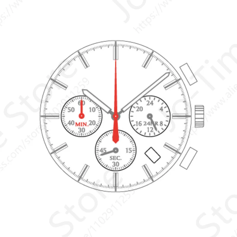movement _11様　ご確認用 SEIKO VK63 Chronograph Watch Movement VK63A - Gifts-You.com eShop