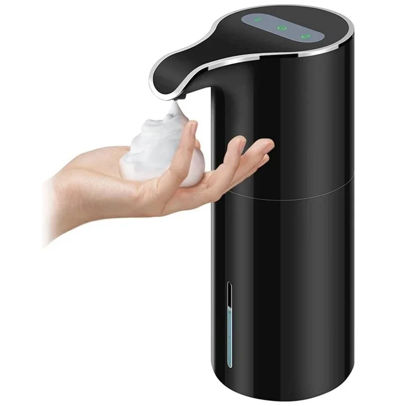 New Mini Soap Dispenser Automatic Touchless USB Rechargeable Electric Foam Soap Dispenser Adjustable Waterproof 450 ML images - 6