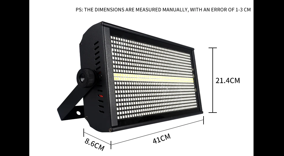 8+8 Segment 280W Led Strobe Light Horse Running Flash Light 960pcs DMX512 Wash E