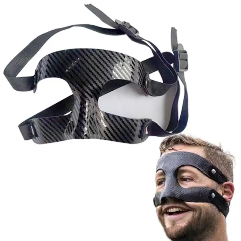 

Sports Face Mask Fitness Athletic Facial Cover Football Nose Guards Face Shield for Children Teenagers Kids Women Men Wrestling