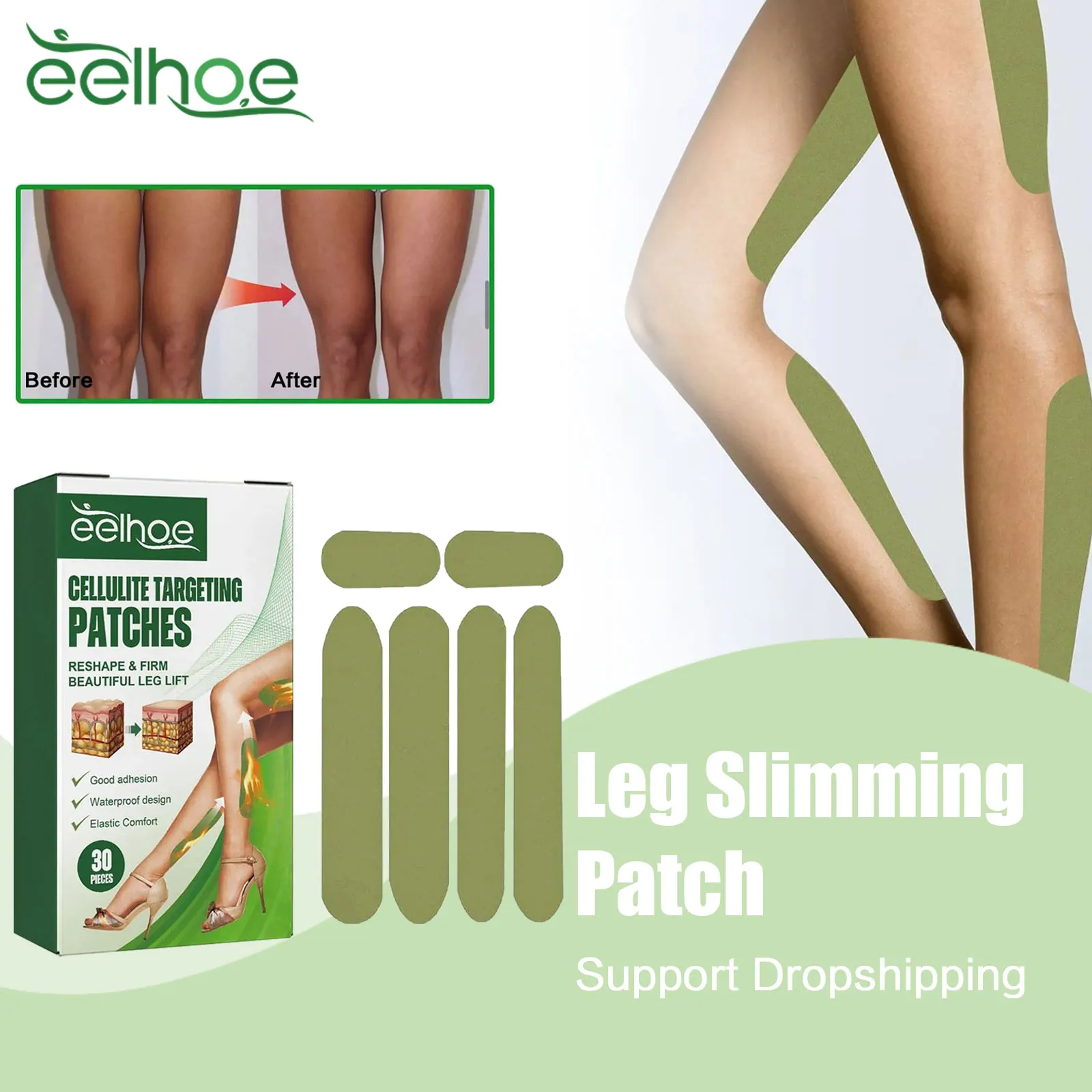 EELHOELegSlimmingPatchThighShapingTightenFirmingMuscleAnti