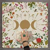 Triple Moon Altar Cloth Alter Cloth Tarot Cloth For Spread Tarot Reading Cloth moon Phase Tarot Mat Altar Decor Witchy Witch 3