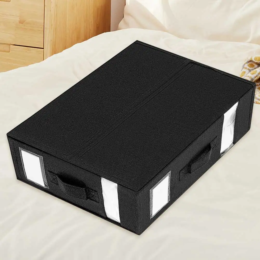 Bed Sheet Organizer Large Capacity Bed Sheets Quilt Storage Bag Bedspread Pillowcase Wardrobe Organizer Folding Closet Organizer