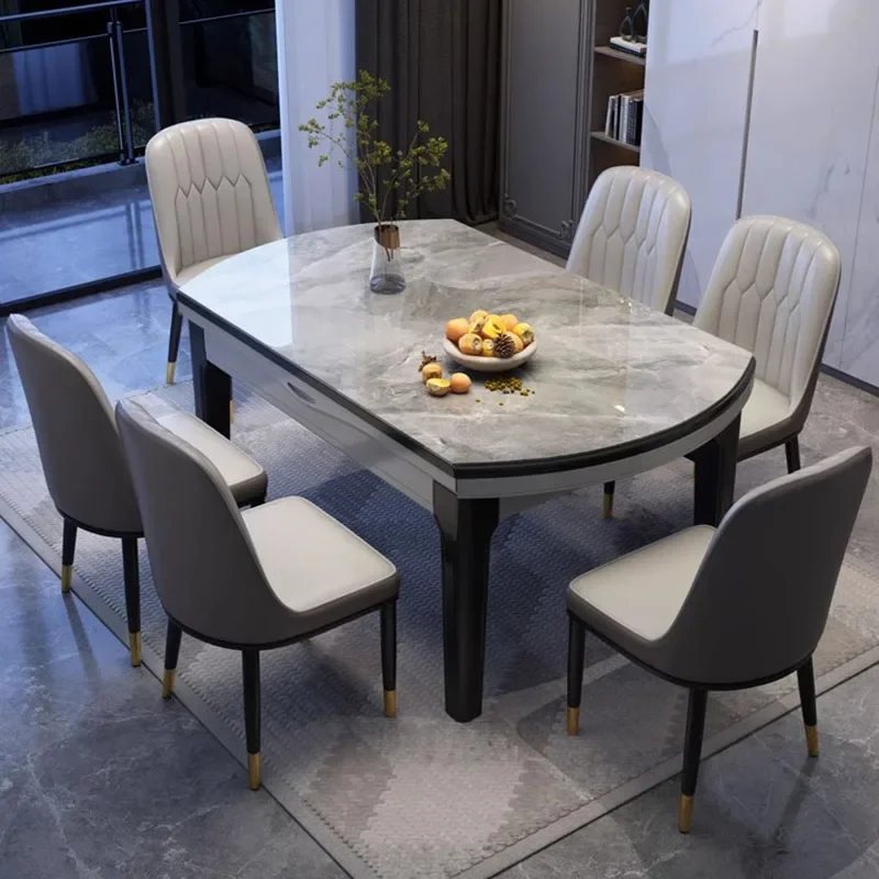 

Rectangular Modern Dining Table Study Bedroom Living Room Mobile Dining Tables Space Saving Mesas De Jantar Home Furniture HDCZ