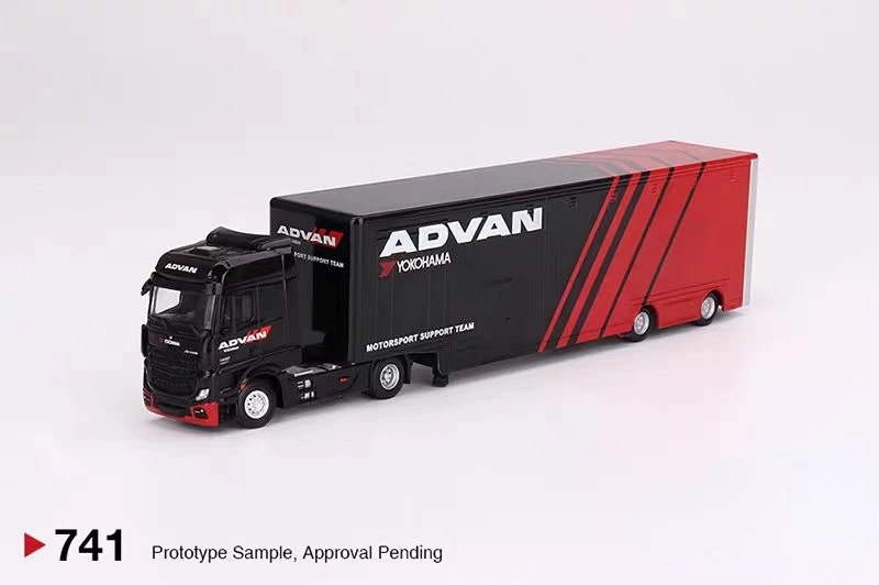 MINIGT 1:64 #741 Transporter Container Truck Alloy car model