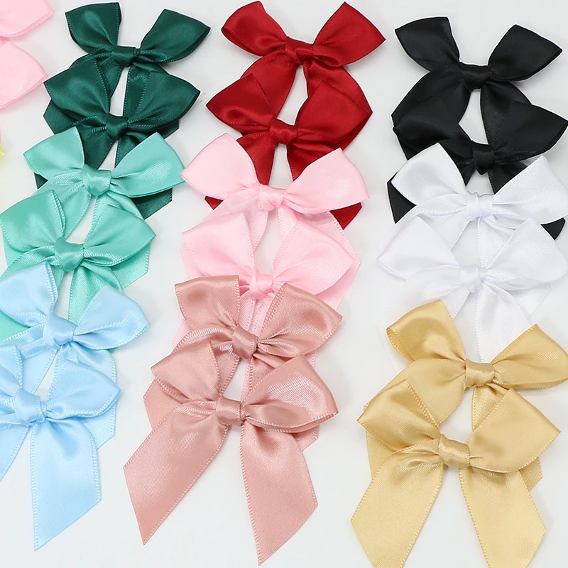 Small Wedding Bows Decoration | Decorative Small Bows Diy - 50pcs Satin ...