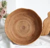 Rattan Fruit Baskets,Wicker Storage Bowls,Natural Woven Serving Basket Bowls,Decorative Baskets for Kitchen Counter Organizing 4