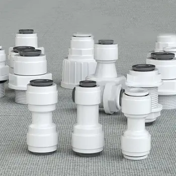 Prosta szybka złączka wodna Ro 1/4 "rura wężowa 3/8 "złącze z gwintem męskim i żeńskim filtr wody części odwróconej osmozy