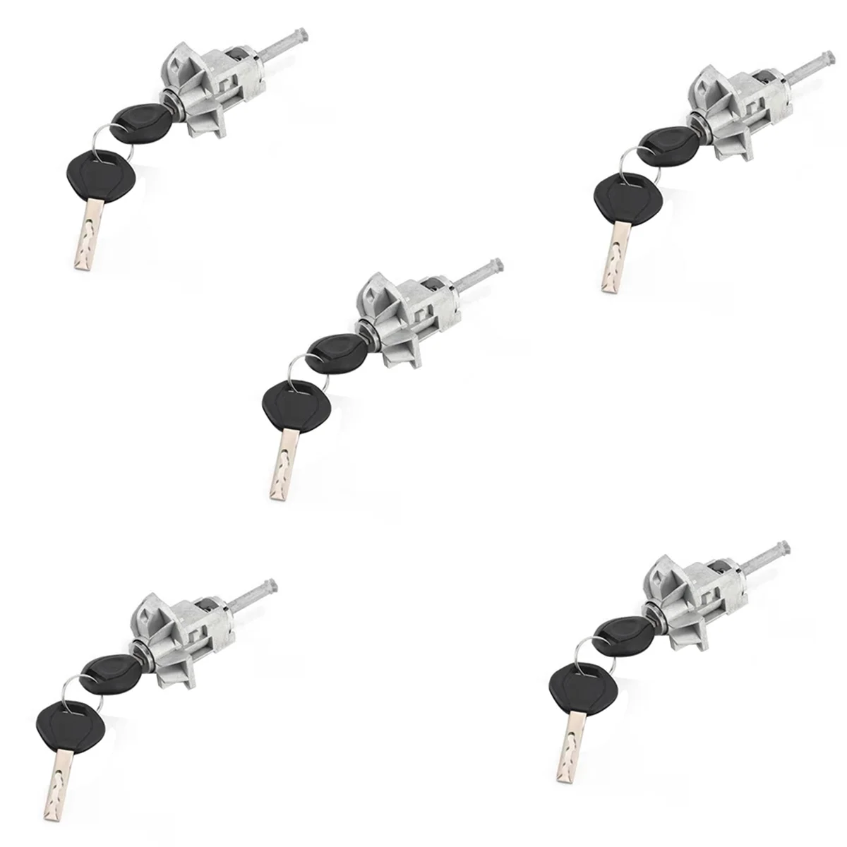 

5X Suitable for 2001-2006 BMW E46 3 Series Door Lock Cylinder Assembly, with 10 Keys 51217019975 Left Front Door