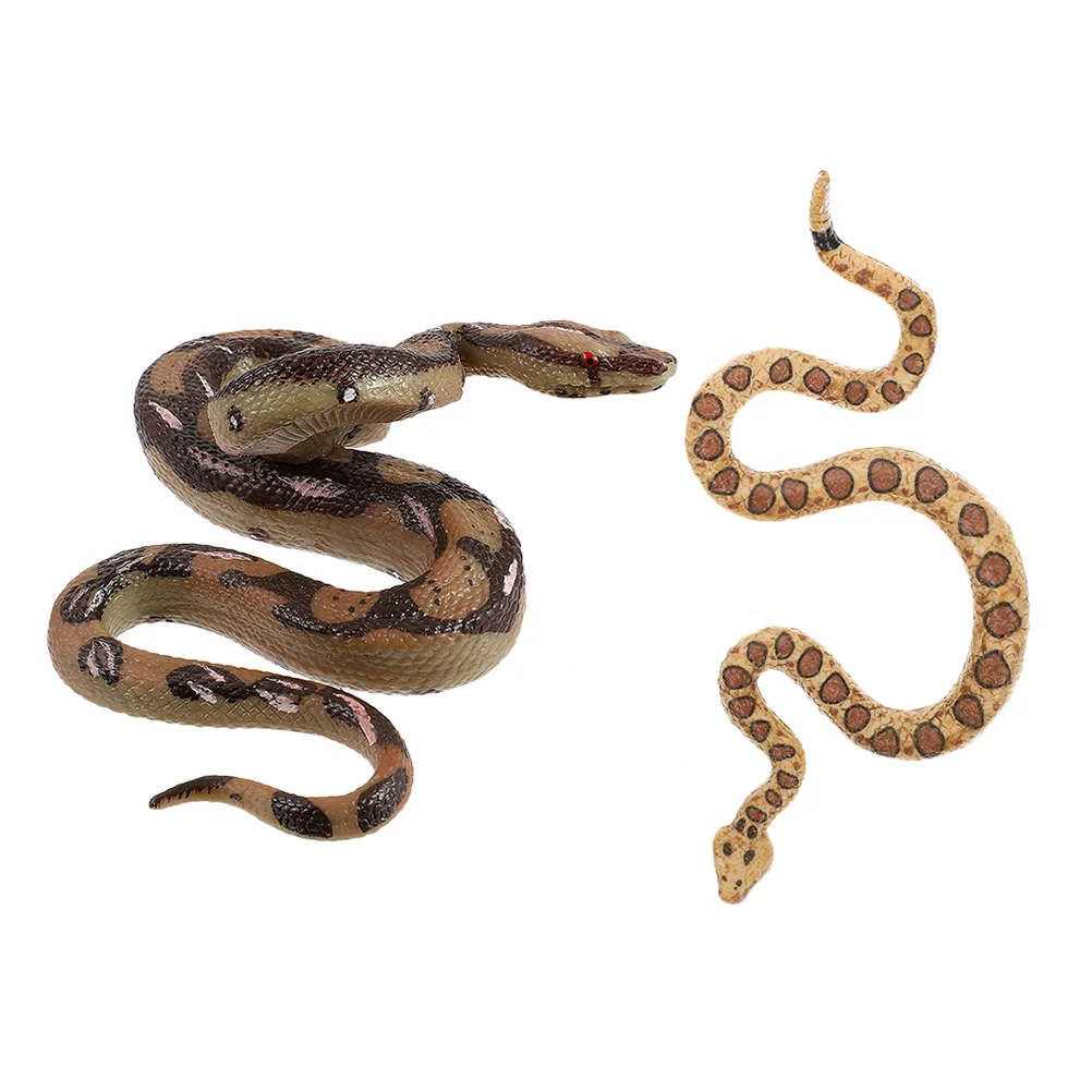 

Artificial Snake Snack Children’s Children’s Toys Plastic Fake Simulation Animal Realistic to Keep Birds