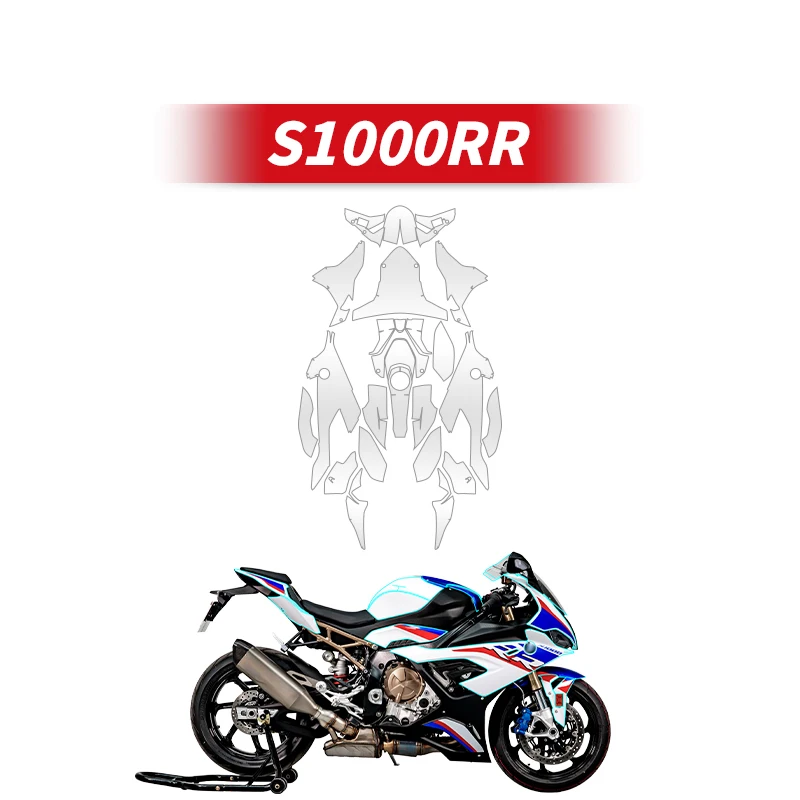 Used For BMW S1000RR Motorcycle Full Body Transparent Protective Film Kits Of Bike Accessories Protection Stickers Decals