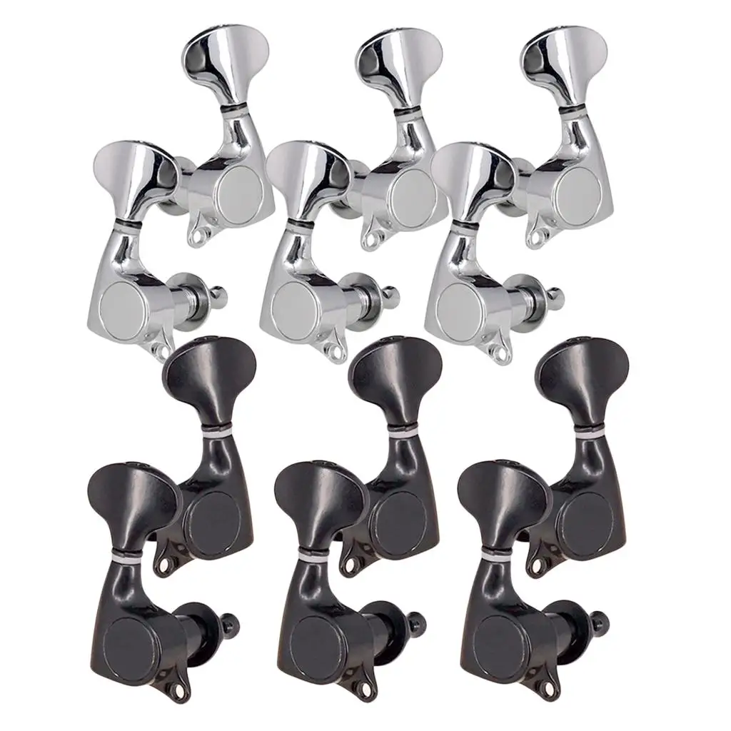 

6pcs Full Closed Electric Guitar Locking Machine Tuning Pegs Heads 3 for for